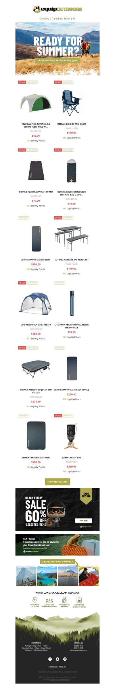 Upgrade Your Gear for Summer! ☀️