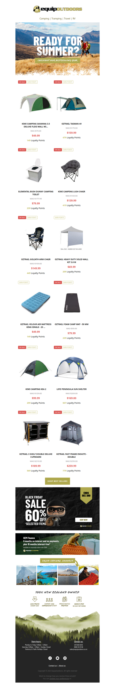 Upgrade Your Gear for Summer! ☀️