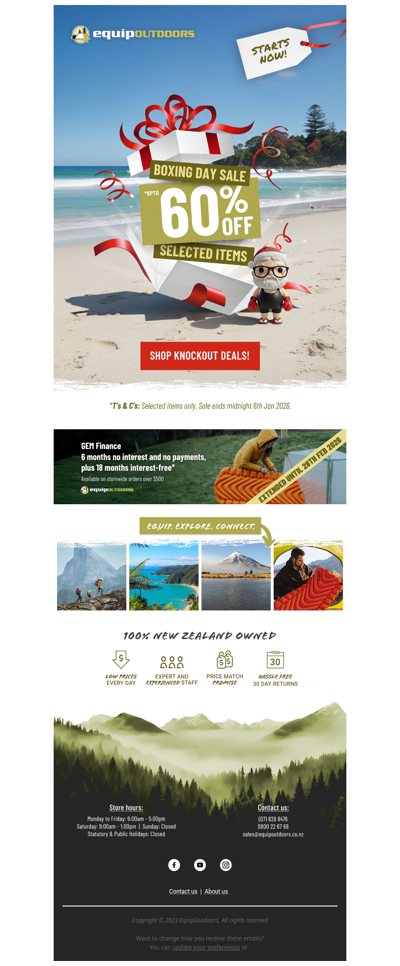 Boxing Day Sale is LIVE!