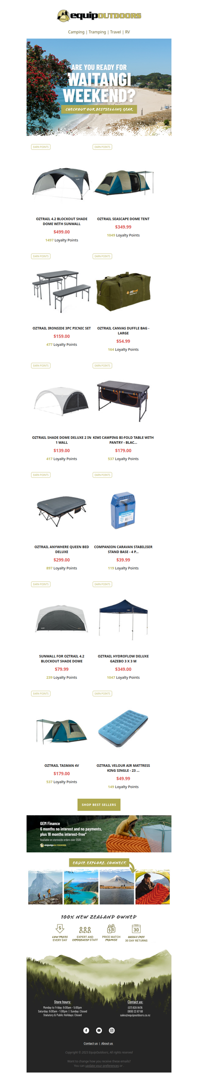 Waitangi Day is coming: Are you camp-ready? 🔥