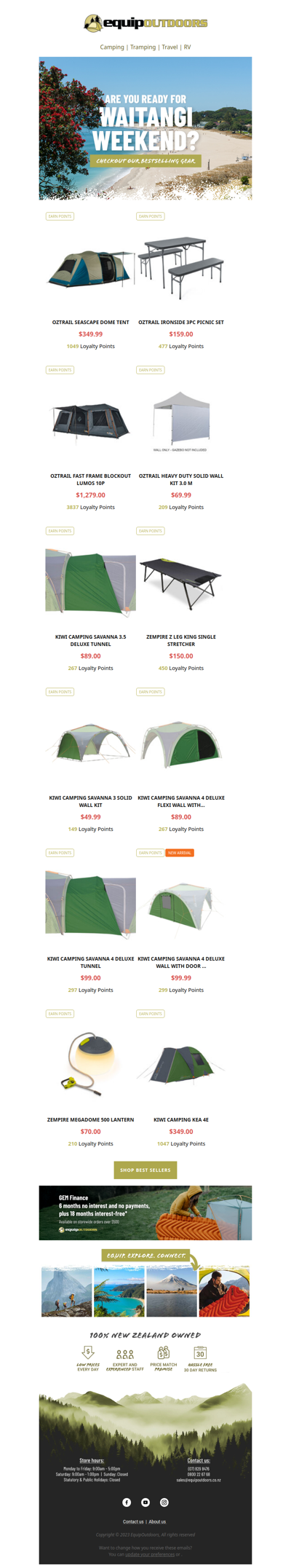 Waitangi Day is coming: Are you camp-ready? 🔥