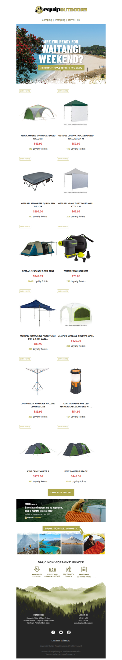 Waitangi Day is coming: Are you camp-ready? 🔥