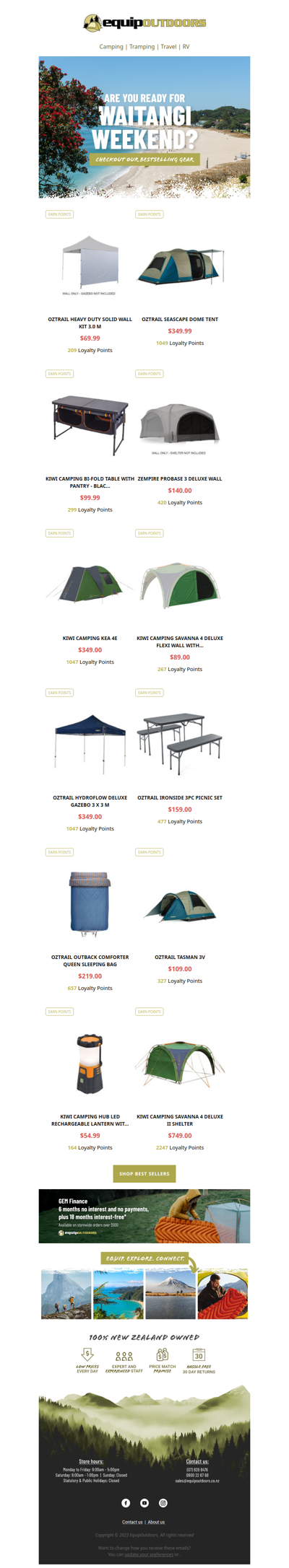 Waitangi Day is coming: Are you camp-ready? 🔥