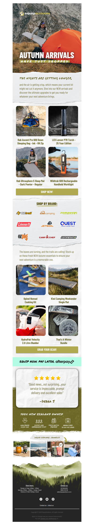 👀 friend, Autumn Air Means Fresh New Gear!