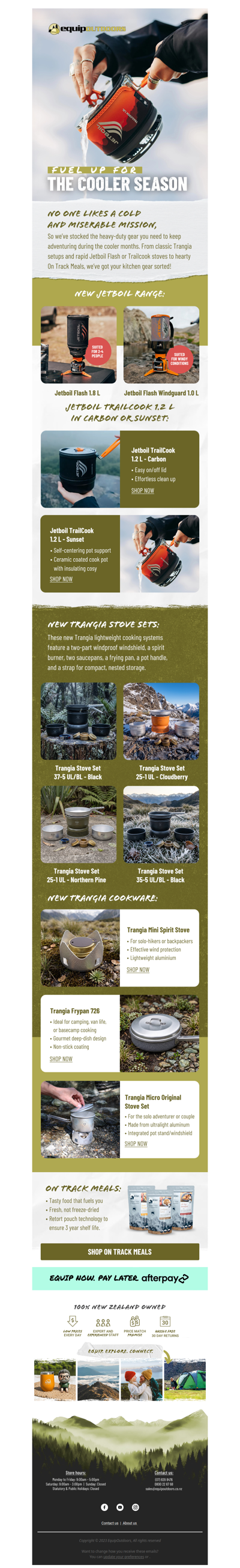 friend, are you sick of average outdoor meals?