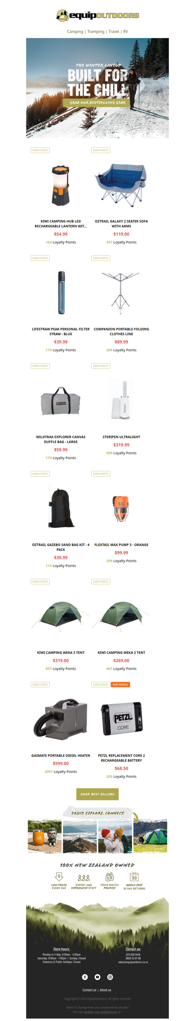 The winter gear everyone’s taking outside 🏔️