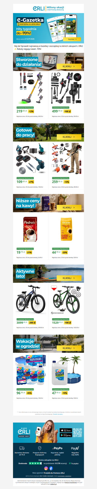 Wakacyjne zakupy? Tylko w e-Gazetce!🌴