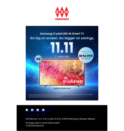 🎉 𝟏𝟏.𝟏𝟏 𝐁𝐢𝐠 𝐒𝐜𝐫𝐞𝐞𝐧 𝐏𝐫𝐨𝐦𝐨 – 𝐒𝐚𝐯𝐞 𝐑𝐌𝟒,𝟎𝟎𝟎 𝐨𝐧 𝐒𝐚𝐦𝐬𝐮𝐧𝐠 𝟖𝟓” 𝐂𝐫𝐲𝐬𝐭𝐚𝐥 𝐔𝐇𝐃 𝟒𝐊 𝐒𝐦𝐚𝐫𝐭 𝐓𝐕!