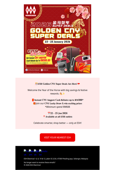 🎊 𝐄𝐒𝐇 𝐆𝐨𝐥𝐝𝐞𝐧 𝐂𝐍𝐘 𝐃𝐞𝐚𝐥𝐬 𝐀𝐫𝐞 𝐇𝐞𝐫𝐞! 𝐆𝐫𝐚𝐛 𝐘𝐨𝐮𝐫 𝐈𝐧𝐬𝐭𝐚𝐧𝐭 𝐀𝐧𝐠𝐩𝐨𝐰 𝐂𝐚𝐬𝐡 𝐑𝐞𝐛𝐚𝐭𝐞𝐬 𝐔𝐩 𝐭𝐨 𝐑𝐌𝟑𝟎𝟎 🧧