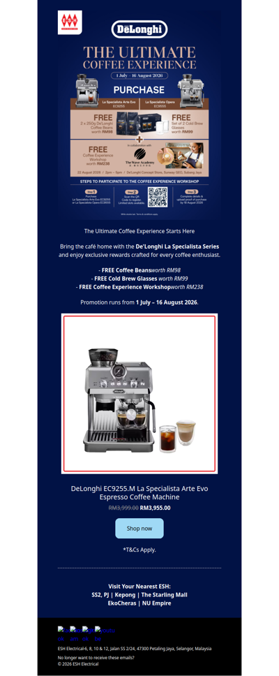 Elevate Your Coffee Experience with FREE Gifts Worth RM435☕🎁