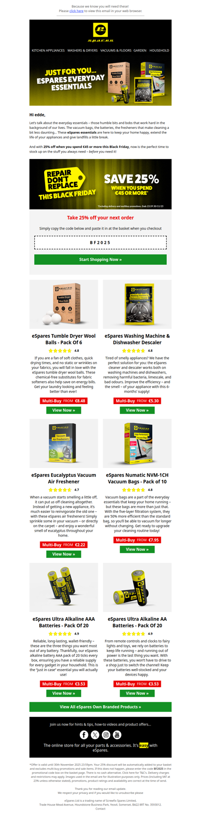 Upgrade Your Everyday and Save 25% ✨