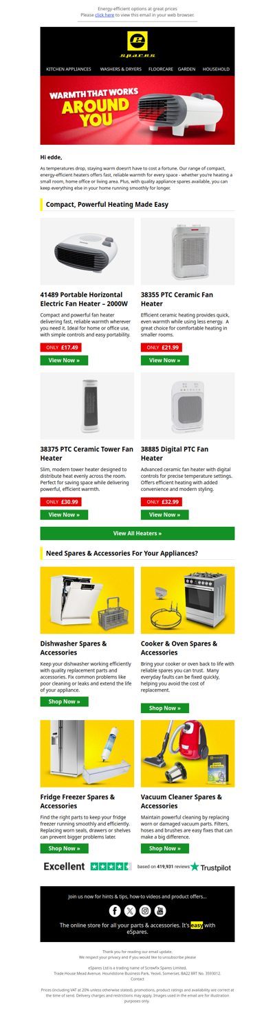 Feel cosy without overspending