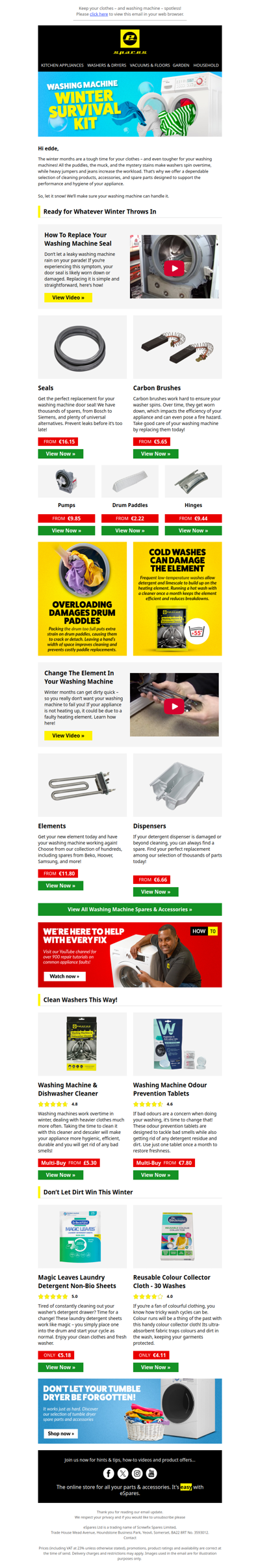 Winter-Ready Washing Machine Essentials ❄️