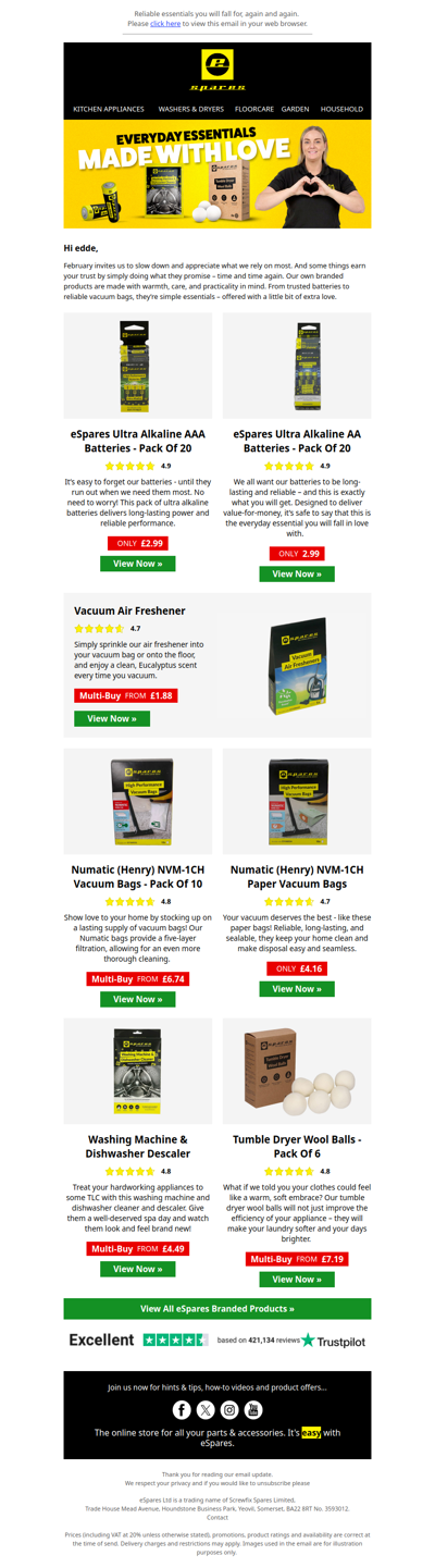 From eSpares, with Love 💌