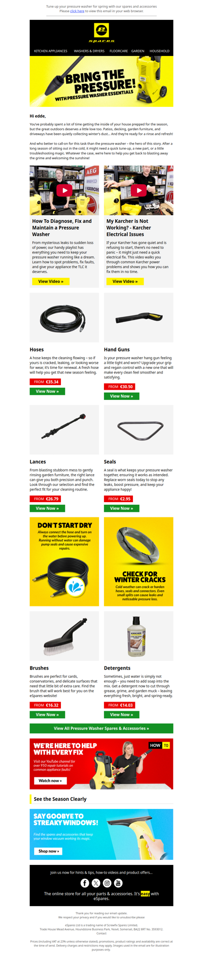 Finally! It’s Pressure Washer Weather ☀️