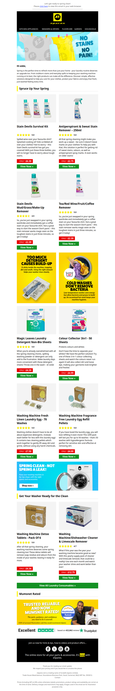 Spring Into Freshness 🌸 Tackle Every Stain with Ease