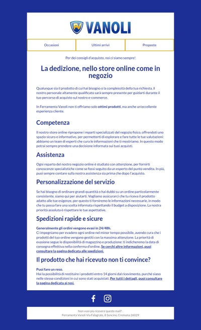 Conoscici meglio: scopri i servizi di Ferramenta Vanoli