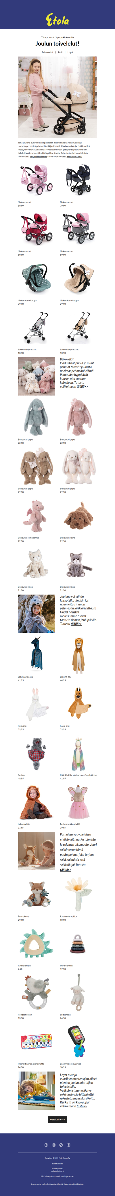 ✨Tässä ovat joulun 2025 toivelelut!✨