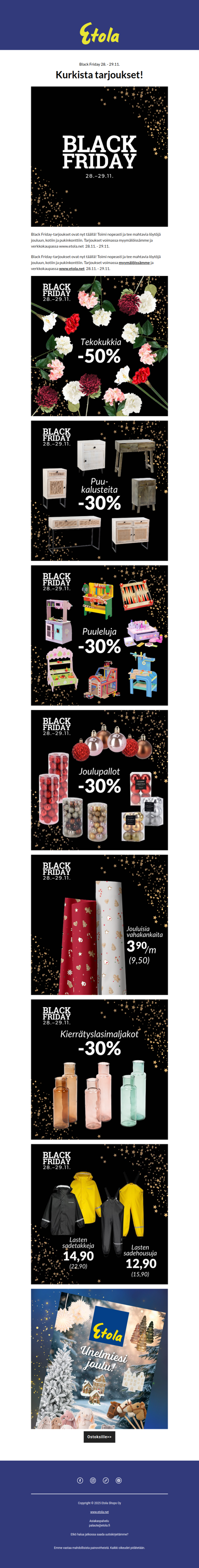 Kurkista Black Fridayn huikeat tarjoukset!👀