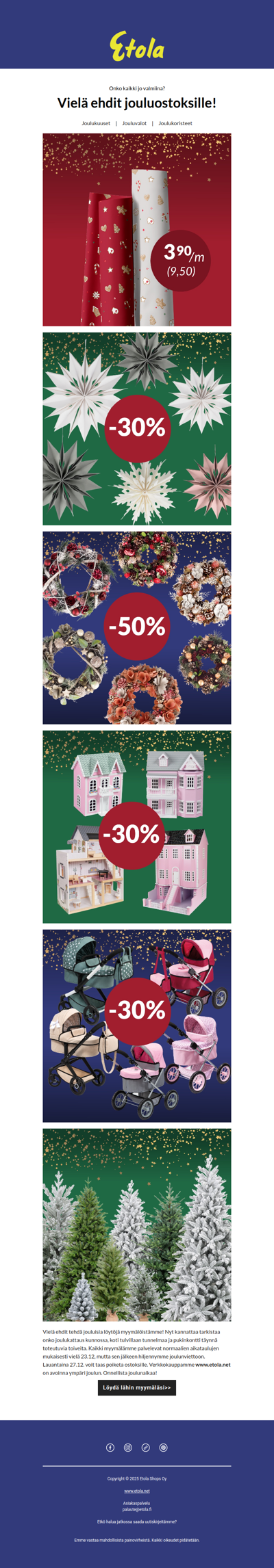 Viime hetken ostovinkit!🎅