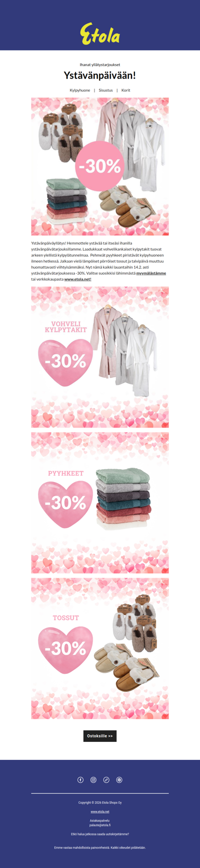 Kurkista ihanat ystävänpäivätarjoukset!💕