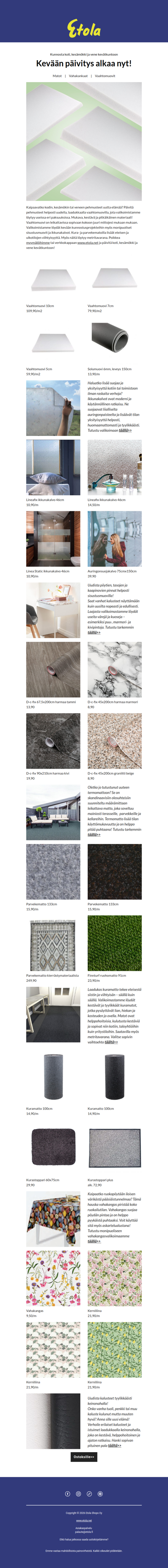 Päivitä koti, kesämökki ja vene kevätkuntoon!🌞