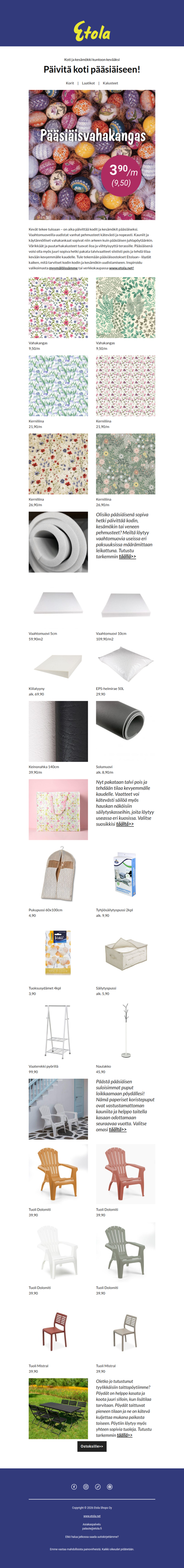 Päivitä koti pääsiäiseen!💛