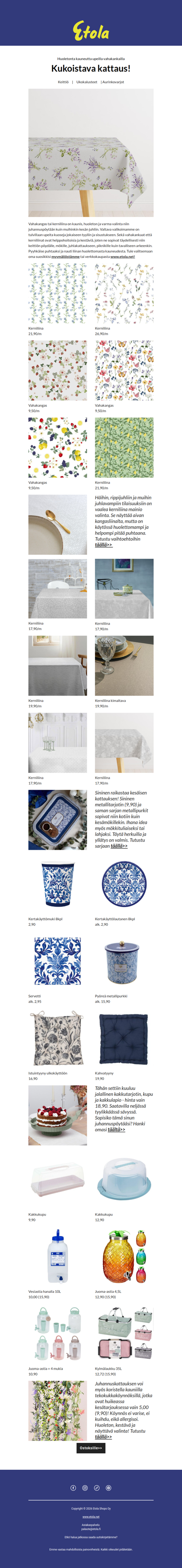 Juhannuksen kaunein kattaus helposti ja huolettomasti!🌸