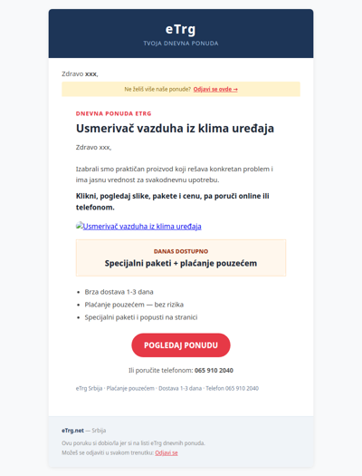 🌬️ Klima duva pravo u vas? Usmerite vazduh gde treba