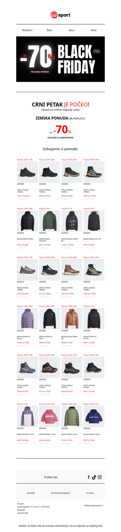 CRNI PETAK JE POČEO! Uhvati na vreme NAJBOLJE CENE! ⏱️