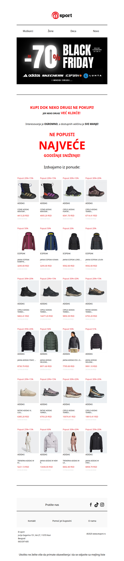 KUPI dok neko drugi NE POKUPI! Black Friday je POČEO! ⏱️