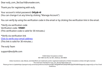 Verify Your Email Address