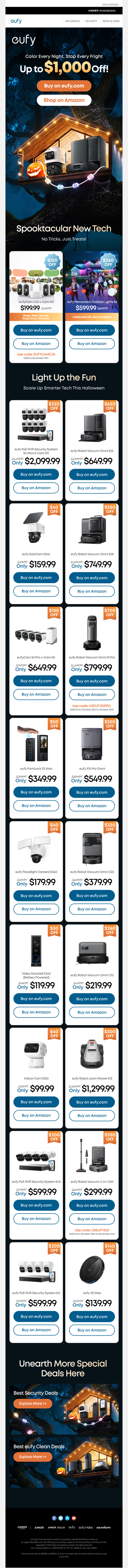 👻 Up to $1,000 Off—Last Call to Scare Up Smarter Tech This Halloween