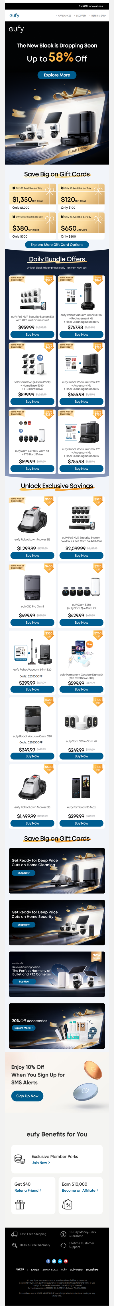 ⏰ Get Ready for eufy Black Friday