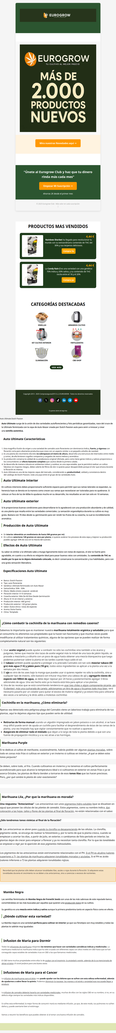 🚀 Mas de 2.000 productos nuevos - Novedades Exclusivas ...  - EUROGROW