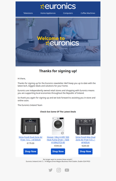 Welcome to Euronics Ireland