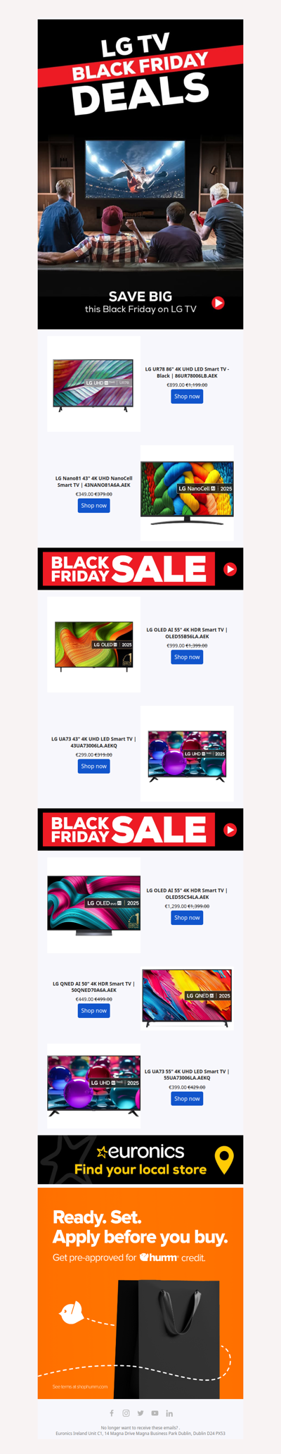 Get Ready for LG TV Offers!