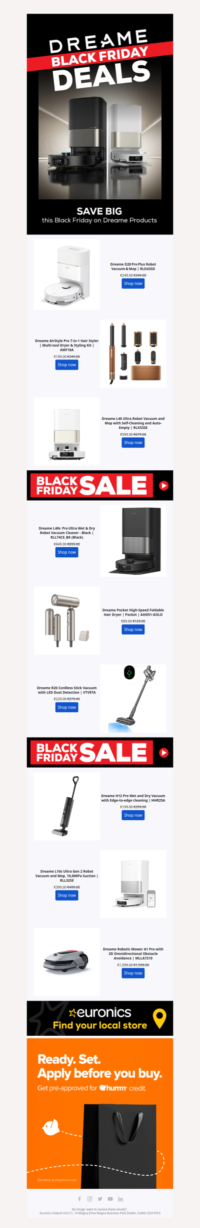 Don't Miss Out on Dreame Black Friday Offers!