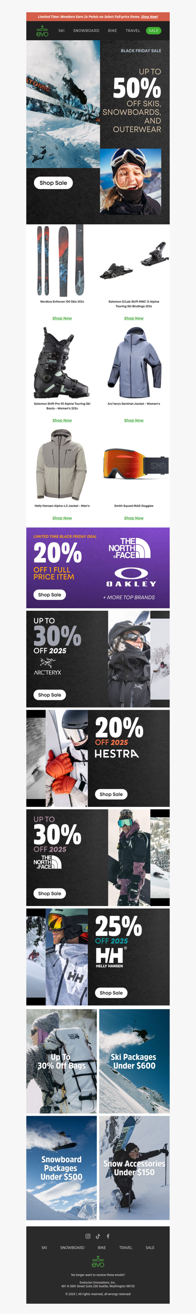 Black Friday: Up to 50% Off Ski & Sitewide Deals