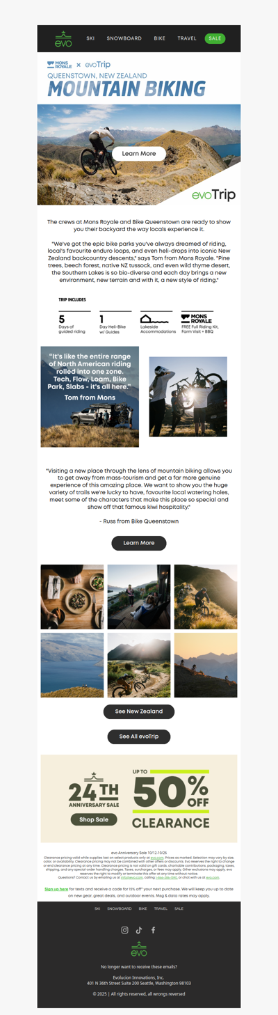 MTB New Zealand With Mons Royale and evoTrip