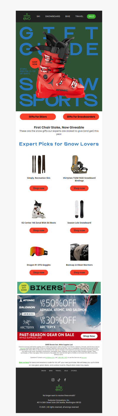 Our Gift Picks For Snow Enthusiasts