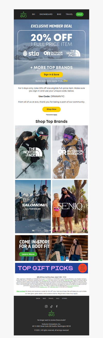 MEMBERS ONLY: 20% Off One Full-Price Item