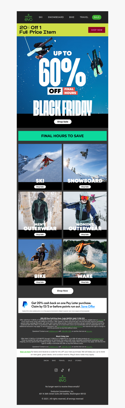 🚨 Final Chance at 60% Off Black Friday Deals