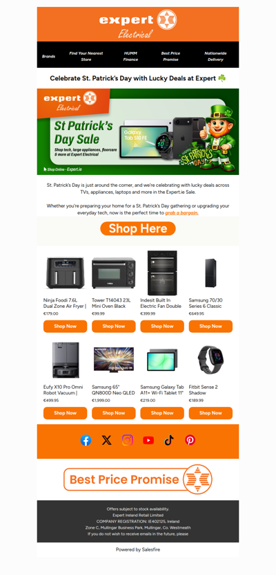 Paddy's Weekend Sale ☘️