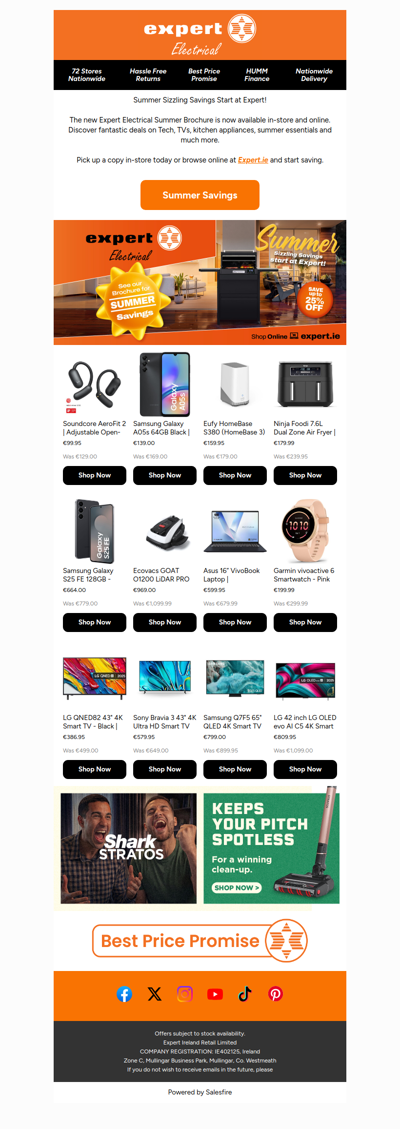 Summer Sizzling Savings