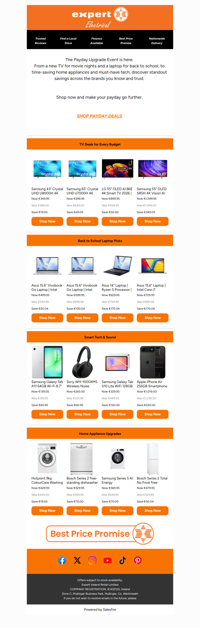 Payday Deals Are Here: Upgrade for Less