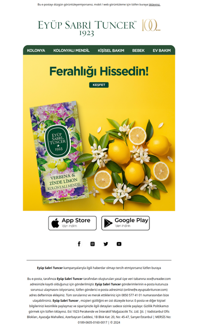 Verbena & Zinde Limon ile Gününüze Tazelik Katın 🍋🌿