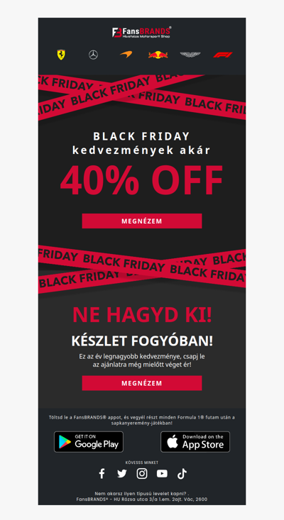 Ma döntesz: elveszíted a Black Friday kedvezményt vagy megfogod?
