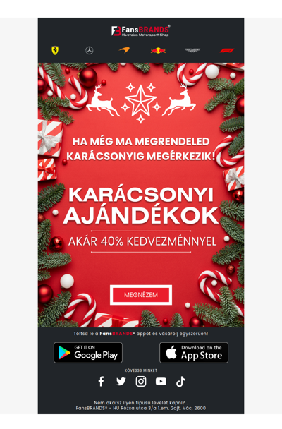Most még nem késő a karácsonyi ajándékot megrendelni! 🎄👀