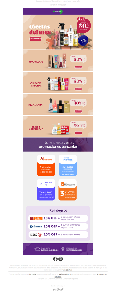 ⏳🔥 ¡Últimas horas! Ofertas del mes: 2x1 + hasta 50% OFF ✨